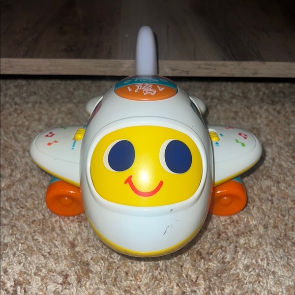 Bump 'n Go Learning Airplane Toy Educational Baby Toy, Lights Up And Talks - Picture 2 of 7